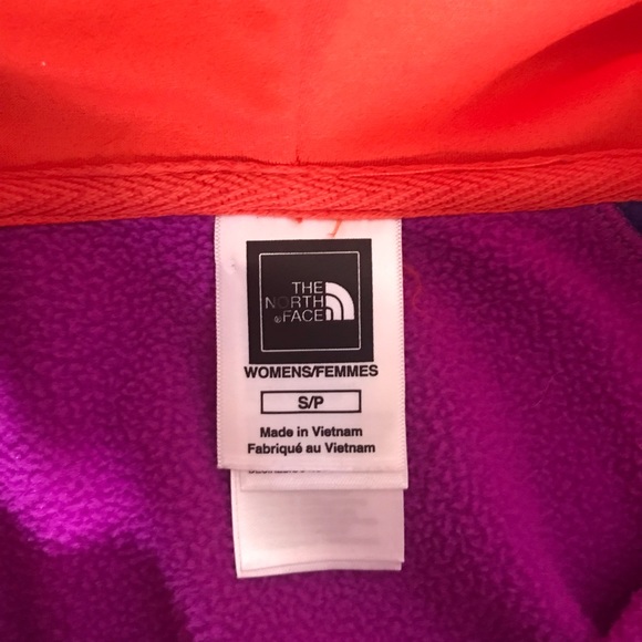 Purple, Blue, Orange North Face Hoodie. Sz S. - Picture 6 of 6